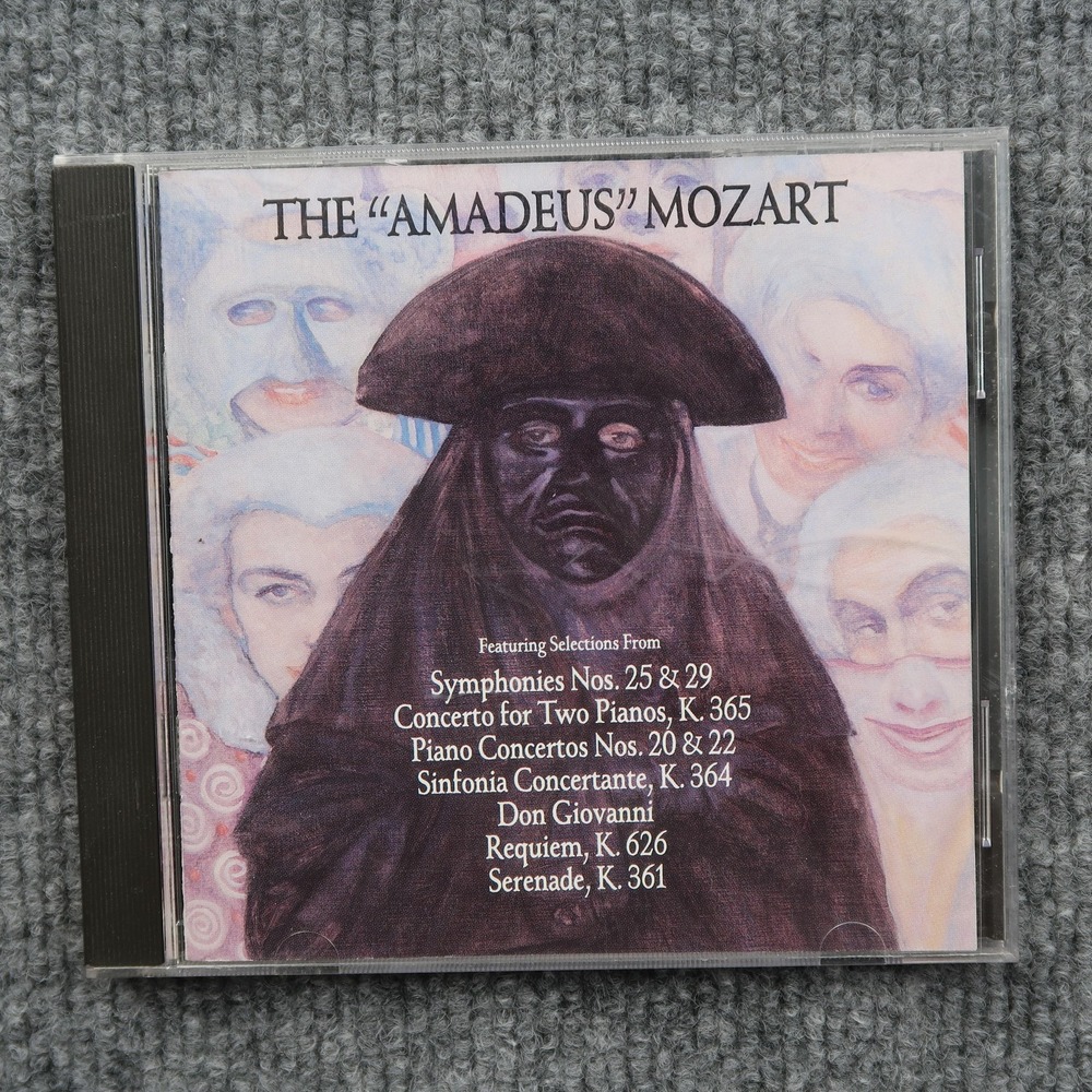 Mozart Amadeus CD CBS Records Classical Compilation Requiem Don Giovanni 1990